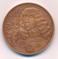 Fritz Mihály (1947-) 1994. "MÉE Székesfehérvár 1994, I. Ulászló / V. László" bronz emlékér...