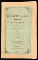 Hornyik János: Kecskemét város története, oklevéltárral. II. köt. 320 darab oklevéllel. Kecskeméten, 1861, Szerzői, (Szilády Károly-ny.), VI+2+512 p.+ Errata. Papírkötés, az eredeti borító részeit felhasználták az átkötéskor, a hátsó borítón ismertetővel, bélyegzéssel az elülső borítón, foltos lapokkal.