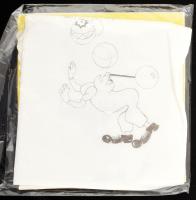 Mesefigurás szalvéták (Dr. Bubó, Micimackó, stb.), összesen kb. 15 db