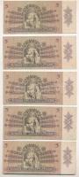 1939. 5P (5x) közte egy sorszámkövető pár T:VF,F
Adamo P6