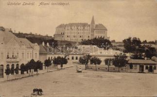 Léva College of Pedagogy with Gambrinusz Beer Hall