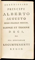 Francisco Carolo Palma [Pálma Károly Ferenc (1735-1787)]: Notitia rerum Hungaricarum. Conscripta a -...