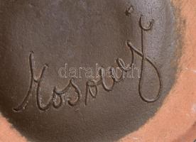 Mosonyi Mária: Kerámia váza. Jelzéssel, hibátlan, m: 23 cm