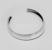 Ezüst(Ag) nyakék, jelzett, d: 11,5 cm, nettó: 39,3 g