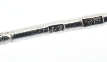 Arany (Au) 14K fülbevalópár igazgyönggyel és gyémántokkal, jelzett, bruttó: 2,96 g