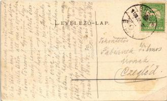 1910 Törcsvár, Törzburg, Bran-Poarta, Bran; vár. Chromophototypie von Jos. Drotleff / castle (EB)