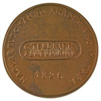 Borsos Miklós (1906-1990) 1988. "Magyar Tudományos Akadémia Könyvtára - G. Telekiek Alapítványa...