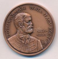 Bartos Endre (1930-2006) 2001. Tóth Kálmán, Baja nagy költője 1831-1881 / Születésének 170. halálának 120. évfordulójára - Bajai Éremgyűjtők kétoldalas bronz emlékérem (42,5mm) T:UNC