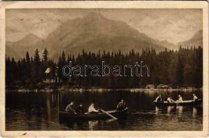 1927 Tátra, Magas Tátra, Vysoké Tatry; Strbské pleso / Csorba-tó / lake (EB)