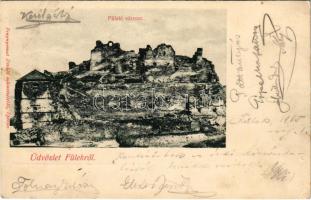 1905 Fülek, Filakovo; várrom. Fénynyomat Divald műintézetéből / Filakovsky hrad / castle ruins (EK)