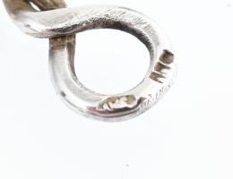 Ezüst(Ag) 6 db csavart nyelű sajtvilla, jelzett, h. 12,2 cm, nettó: 32,5 g