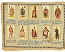 cca 1930-1940 Képes magyar történelem, irodalom és művészet, a Szent István Cikóriagyár gyűjtőalbuma...