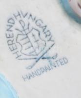 Herendi madár, jelzéssel, minimális kopottsággal, m: 7 cm