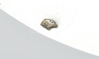 Ezüst(Ag) négyszögletes tálca, jelzett, 32×22 cm, nettó: 501 g