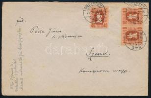1947 Esterházy Móric volt miniszterelnök saját kezű levele, borítékjával