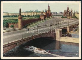 1956 Válogatott labdarúgók által aláírt képeslap: Puskás, Czibor, Kocsis, stb