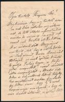 1905 Pozsony-Nagyszombat között építendő motorvonattal kapcsolatos minisztériumi levél