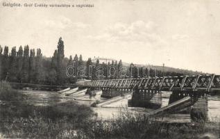 Galgóc the Castle of Count Erdődy and the bridge