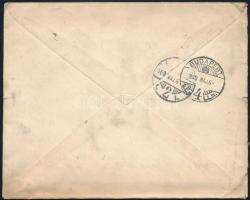 1909 Péterfy Sándor nyelvész saját kezű levele és borítékja