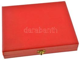 Búza Barna (1910-2010) 1978. "Alba Regia Napok" kétoldalas bronz plakett, eredeti dísztokb...