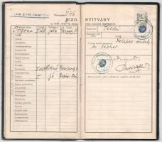 1949 Kodály Zoltán és mások által aláírt zeneművészeti leckekönyv és más bizonyítványok