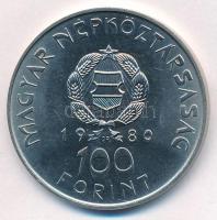 1980. 100Ft Ni "Szovjet-magyar közös űrrepülés" T:AU Adamo EM61