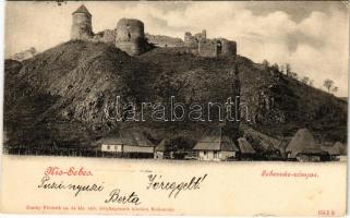 1900 Sebesvár, Bologa (Kissebes, Poieni); Sebes vár romjai. Dunky Fivérek cs. és kir. udvari fényképészek kiadása / castle ruins (fa)