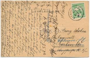 1912 Gyergyóalfalu, Gyóalfalu, Untersdorf, Alfalau, Joseni; Csorgó részlet, Réthy Balázs üzlete és s...