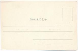 1903 Dés, Dej; Rákóczi ház, Törvényszék, Szolnok-Doboka vármegye Nemzeti színháza. Gálócsi kiadása /...