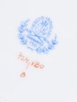 Herendi Viktória mintás csészealj, jelzéssel, hibátlan, d: 14 cm