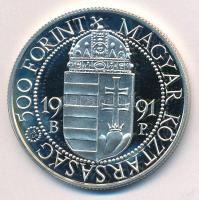 1991. 500Ft Ag "II. János Pál pápa látogatása" T:AU (eredetileg PP) 
Adamo EM120