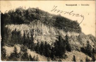 Verespatak, Goldbach, Rosia Montana; Detonáta-hegy / Detunata Flocoasa / mountain (vágott / cut)