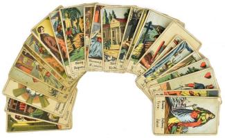 cca 1930 Cigány vetőkártya 27 lap