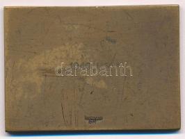 Berán Lajos (1883-1943) 1930. "Magyar Sí Szövetség" sí sport díjplakett "1940. I. 14....