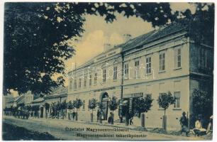 1910 Nagyszentmiklós, Sannicolau Mare; Takarékpénztár, Fried Ede és Társa üzlete. W.L. 1276. Kiadja Wiener Náthán / savings bank, shop (EK)