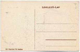 Kisjenő, Kis-Jenő, Chisineu-Cris; József főhercegi kastély. Rosenthal Pál kiadása / castle