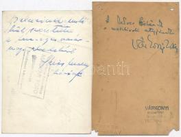 Babic (Babicz, Babitz) Béla színházi fodrász és parókakészítő emlékfüzete ismert színészek, énekesek...