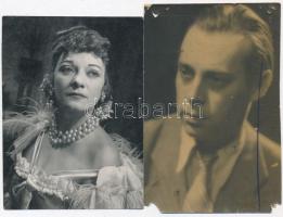 Babic (Babicz, Babitz) Béla színházi fodrász és parókakészítő emlékfüzete ismert színészek, énekesek...