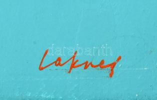 Lakner László (1936-): "After Picasso", 2008. Olaj, vászon, jelezve jobbra lent: Lakner. H...