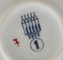 Zsolnay furulyázó juhász, kézzel festett, jelzett, hibátlan, m: 26 cm