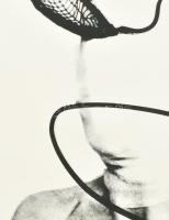 Hajas Tibor (1946-1980): Cím nélkül, 1980. Szitanyomat, papír, jelzett. Próbanyomat PD jelzéssel. Na...