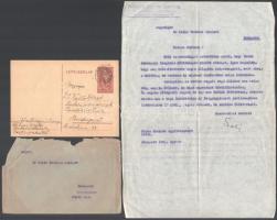 1921-1945 Valló (Weisz) Dezső izraelita orvos okmányai, 8 db, főreáliskolai tanulmányi értesítő, egy...