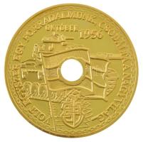 2006. "56-os forradalom 50. évfordulójára / Volt egyszer egy forradalmunk, csodálta a nagyvilág..." aranyozott, peremen jelzett Ag emlékérem számozott tanúsítvánnyal, eredeti dísztokban (31,1g/0.999/42,5mm) T:PP ujjlenyomat, kis karc, a tok kissé sérült