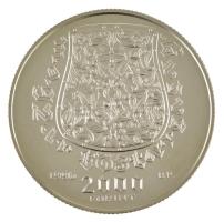 1996. 2000Ft Ag "Honfoglalás 1100. évfordulója" dísztokban, tanúsítvánnyal T:BU kis patina...