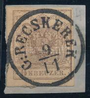 1850 6kr G:BECSKEREK luxus bélyegzéssel