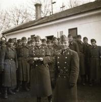 II. világháborús katonai negatívok, 7 db, 6×6 cm