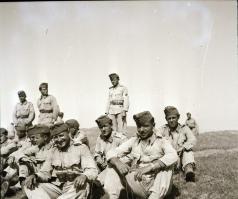 II. világháborús katonai negatívok, 7 db, 6×6 cm