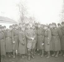 II. világháborús katonai negatívok, 7 db, 6×6 cm