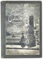 Porzó (Ágai Adolf): Utazás Pestről-Budapestre 1843-1907. Rajzok és emlékek a magyar főváros utolsó 65 esztendejéből. Bér Dezső, Garai Ákos, Homicskó Athanáz és Mühlbeck Károly rajzaival. Erdélyi [Mór] fényképeivel. Bp., 1909, Pallas Irodalmi és Nyomdai Rt.. Második kiadás. Kiadói illusztrált egészvászon-kötés, kissé kopott borítóval, kis sérüléssel.