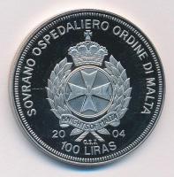 Máltai Lovagrend 2004. 100L Cu-Ni "Svédország az EU-ban" T:PP Sovereign Order of Malta 200...